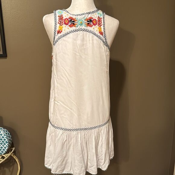 Lovers + Friends BOHO  Embroidered Tank Dress Size Medium - Picture 6 of 11